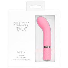   Pillow Talk Racy - vibrator subtire pentru punctul G, cu baterie, roz