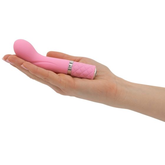 Pillow Talk Racy - vibrator subtire pentru punctul G, cu baterie, roz