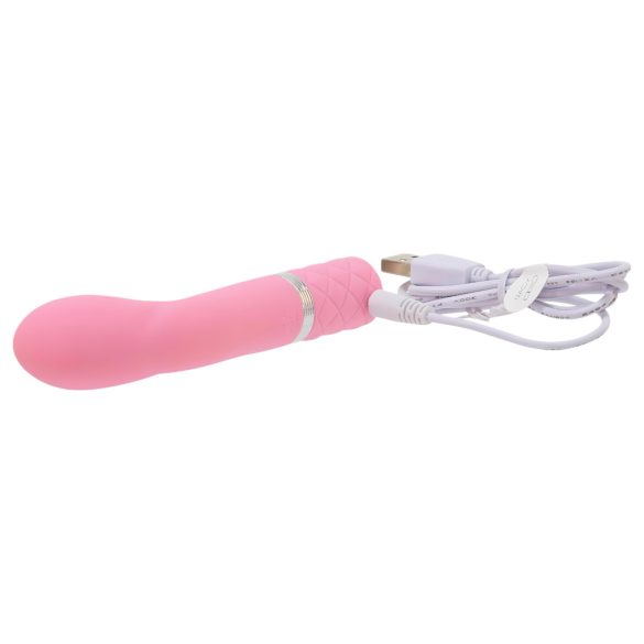 Pillow Talk Racy - vibrator subțire G-spot, reîncărcabil (roz)