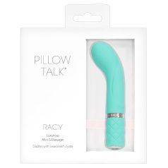   Pillow Talk Racy - vibrator pentru punctul G, subțire, reîncărcabil, turcoaz