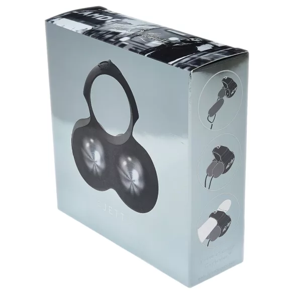 HOT Octopuss JETT - vibrator gland penis cu 2 motoare - negru