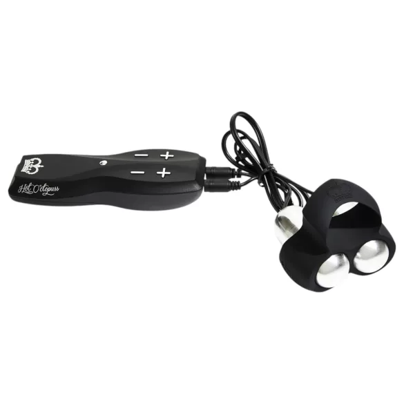 HOT Octopuss JETT - vibrator gland penis cu 2 motoare - negru