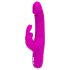 Happyrabbit Realistic Slim - vibrator cu braț clitoridian, reîncărcabil (mov)