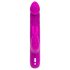 Happyrabbit Realistic Slim - vibrator cu braț clitoridian, reîncărcabil (mov)