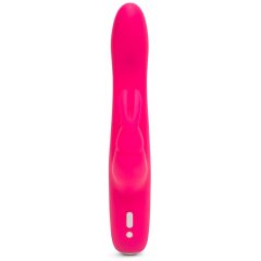   Happyrabbit Curve Slim - vibrator pentru clitoris rezistent la apă, alimentat de baterii (roz)