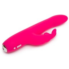   Happyrabbit Curve Slim - vibrator pentru clitoris rezistent la apă, alimentat de baterii (roz)