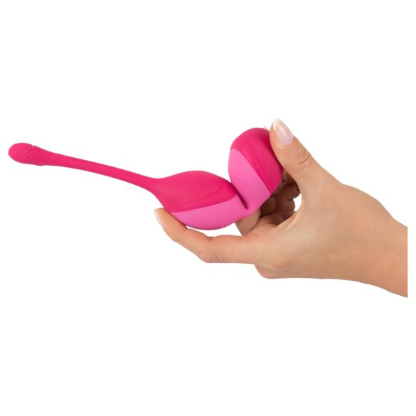 SMILE - ou vibrator cu telecomandă - bile pentru exerciții Kegel 82g roz