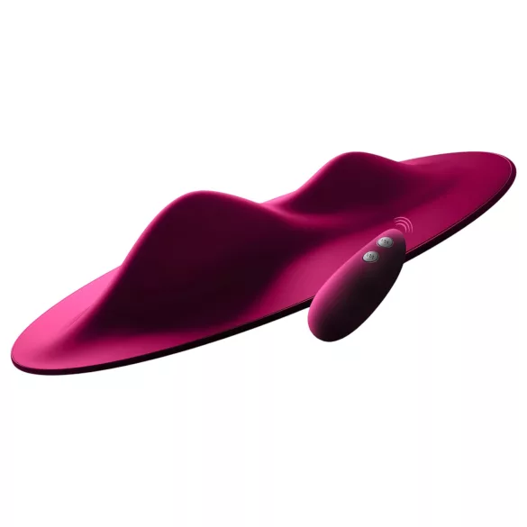 VibePad - pernă vibrator cu 2 motoare și telecomandă - mov