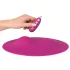 VibePad - pernă vibrator cu 2 motoare și telecomandă - mov