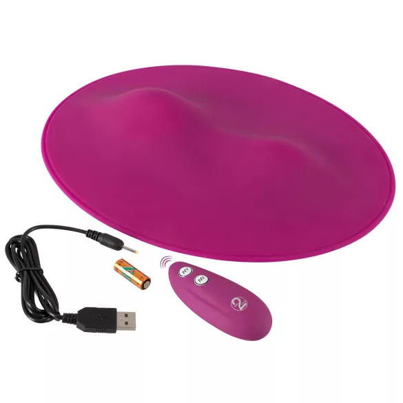 VibePad - pernă vibrator cu 2 motoare și telecomandă - mov