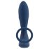 You2Toys - Vibrator anal pentru prostată cu inel penian - silicon albastru