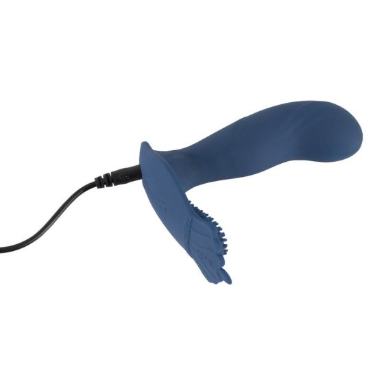 You2Toys Butt Plug - vibromasor anal cu acumulator și control radio (albastru)