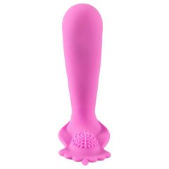   SMILE G-Spot Panty - vibrator atașabil reîncărcabil, controlat prin radio (roz)