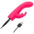 Iepurașul Vesel Mini - vibrator roz reîncărcabil
