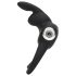 Happyrabbit Cock - inel rezistent la apă pentru penis și testicule, reîncărcabil (negru)