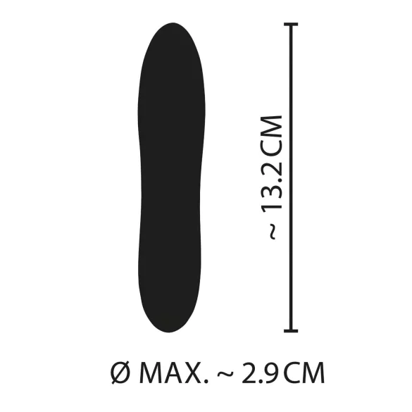 Cuties Mini Yellow - vibrator reîncărcabil din silicon (galben)
