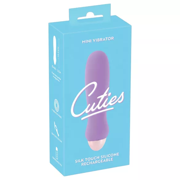 Cuties Mini Purple - vibratoare tip ruj cu acumulator - silicon - mov