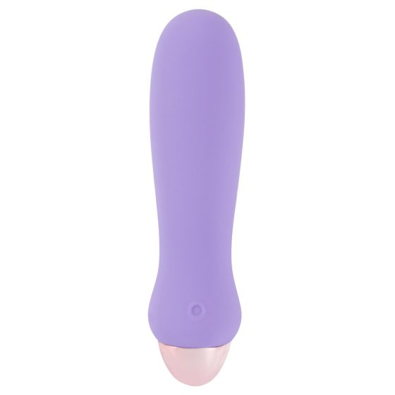 Cuties Mini Purple - vibrator de tijă din silicon, cu acumulator (violet)