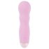Cuties Mini Rose - vibrator reîncărcabil cu valuri - silicon roz