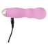 Cuties Mini Rose - vibrator reîncărcabil cu valuri - silicon roz