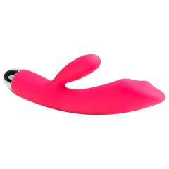   Svakom Trysta - vibrator rezistent la apă, cu bile în mișcare și țepi (roșu)