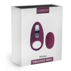   Svakom Winni - inel vibratoare pentru penis cu radiocomandă (violet)