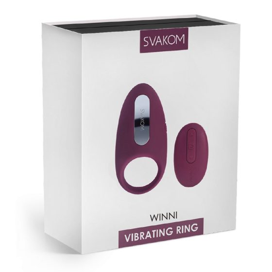 Svakom Winni - inel vibratoare pentru penis cu radiocomandă (violet)
