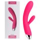 Svakom Angel - vibrator rezistent la apă, cu încălzire și braț pentru clitoris (roșu)