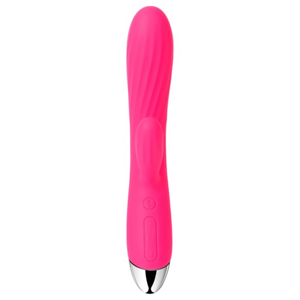 Svakom Angel - vibrator rezistent la apă, încălzire, braț clitorial (roșu)