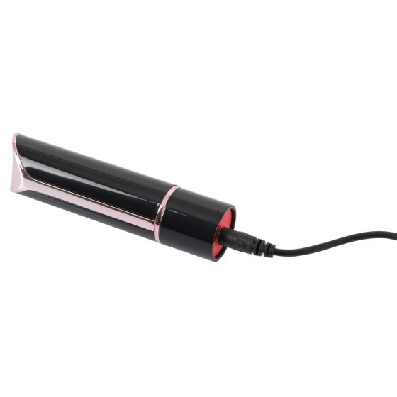 You2Toys - vibrator ruj cu acumulator (roșu-negru)