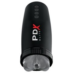   PDX Elite Moto Bator 2 - masturbator de păsărică cu aspirație, în sus și în jos, cu vibrații (negru)