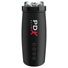   PDX Elite Moto Bator 2 - masturbator de păsărică cu aspirație, în sus și în jos, cu vibrații (negru)