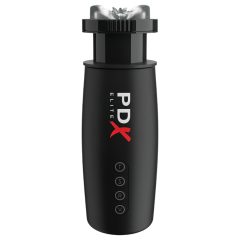   PDX Elite Moto Bator 2 - masturbator de păsărică cu aspirație, în sus și în jos, cu vibrații (negru)
