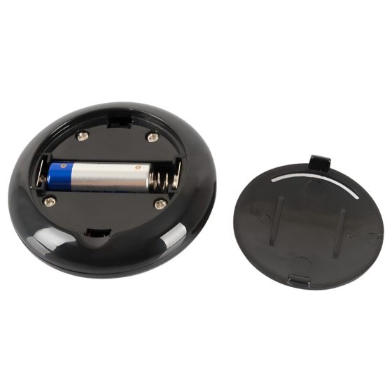 Rebel - vibrator anal cu încălzire, cu baterie și radio (negru)