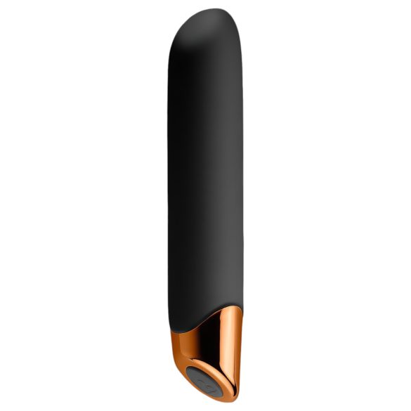 Chaiamo - vibrator clasic, rezistent la apă, cu acumulator (negru)