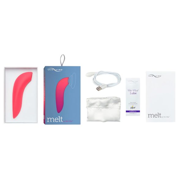 We-Vibe Melt - stimulator inteligent cu unde de aer pentru clitoris (coral)
