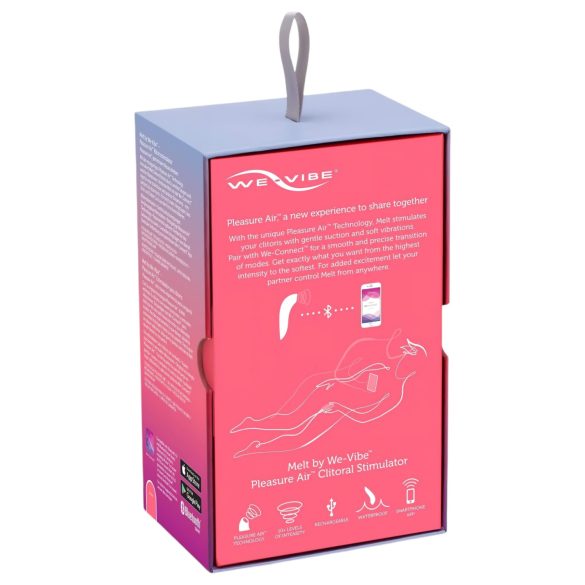 We-Vibe Melt - stimulator inteligent cu unde de aer pentru clitoris (coral)