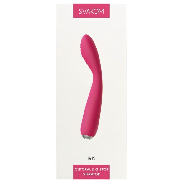 Svakom Iris - vibrator pentru punctul G, reîncărcabil, impermeabil, roșu