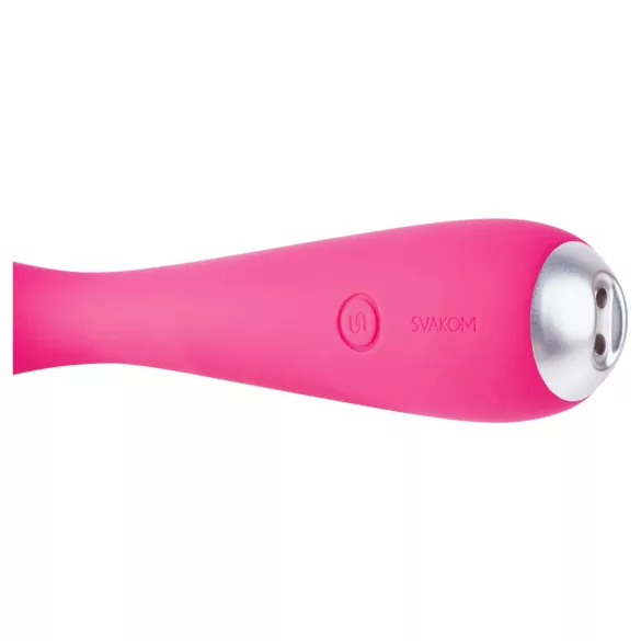 Svakom Iris - vibrator pentru punctul G, reîncărcabil, impermeabil, roșu