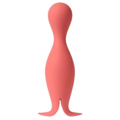   Svakom Siren - vibrator rotativ 2 în 1, rezistent la apă, alimentat cu baterii (coral)