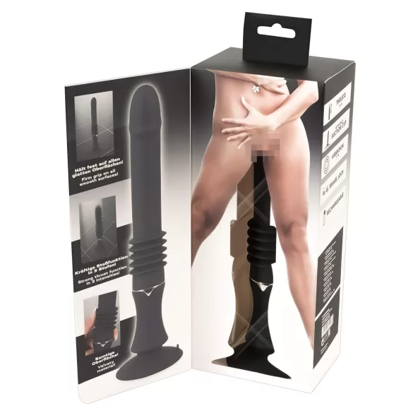 You2Toys - aparat de penetrare automat cu vibrații - ventuză - negru