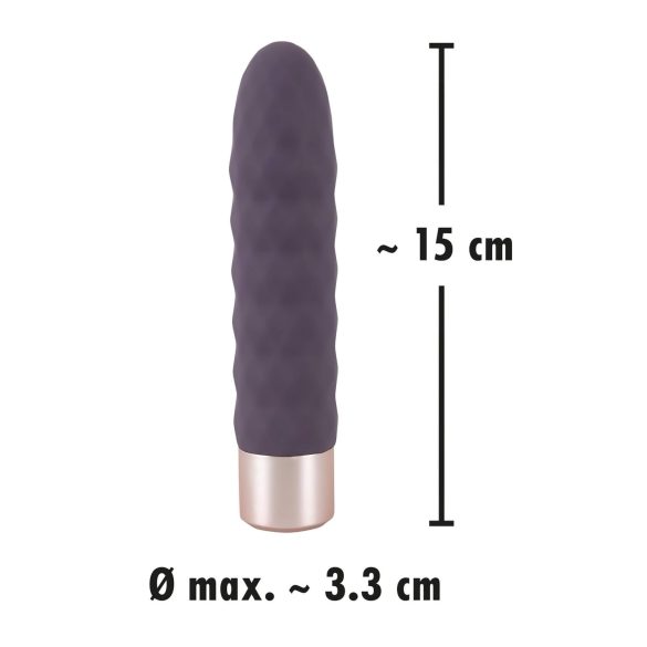 You2Toys Elegant Diamond - vibrator tip baghetă reîncărcabil - mov
