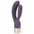 You2Toys Elegant Double - vibrator cu braț pentru clitoris, reîncărcabil, mov