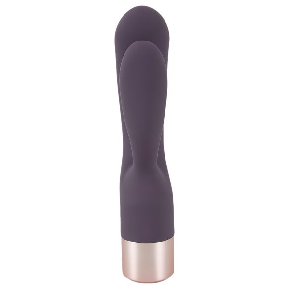 You2Toys Elegant Double - vibrator cu braț pentru clitoris, reîncărcabil, mov