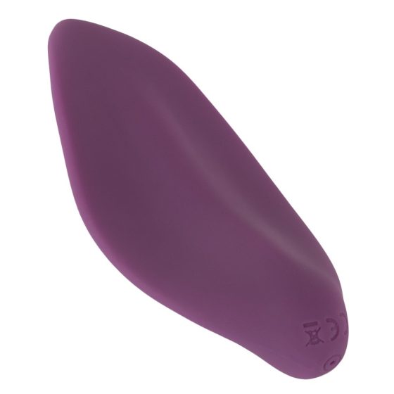 SMILE Panty - vibrator clitoridian cu baterie, rezistent la apă, cu control radio (violet)