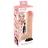 Nature Skin - Vibrator realist rotativ - piele naturală - culoare naturală