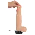 Nature Skin - Vibrator realist rotativ - piele naturală - culoare naturală