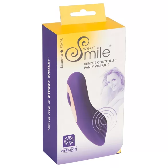 SMILE - Vibrator pentru clitoris cu telecomandă, reîncărcabil - mov