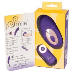   SMILE Panty - vibratator clitoridian cu baterie și radio (mov)
