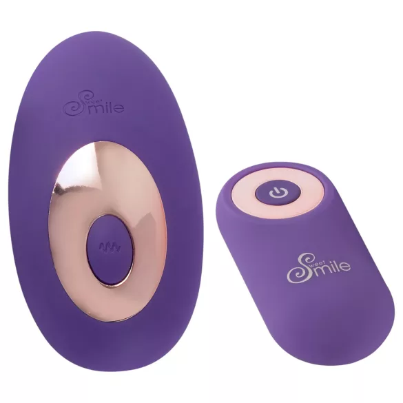SMILE - Vibrator pentru clitoris cu telecomandă, reîncărcabil - mov